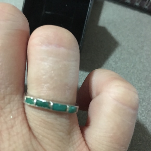 Genuine Navajo turquoise ring - Picture 3 of 3